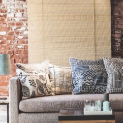 Bambus rullegardin - lys