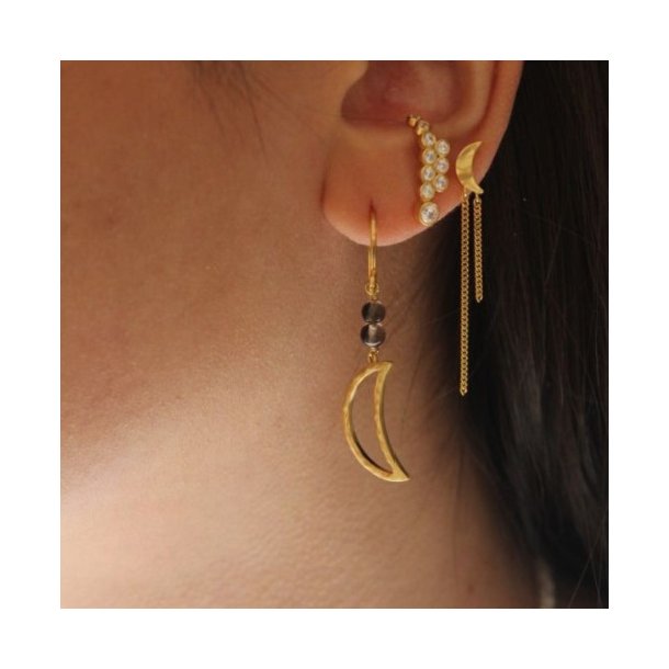 Bella Moon Earring Mocha � Single
