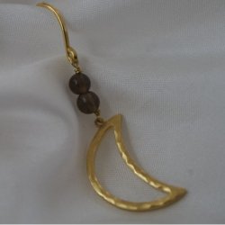Bella Moon Earring Mocha � Single