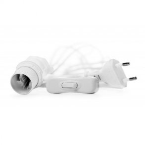 Cable white w. switch