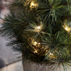 Fyrtr m. 20 LED lights - H60 cm