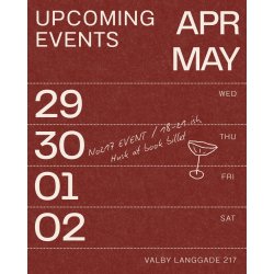 Event hos No217 � sikre din billet