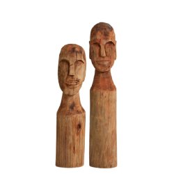 Cuba trfigur med ansigt - large