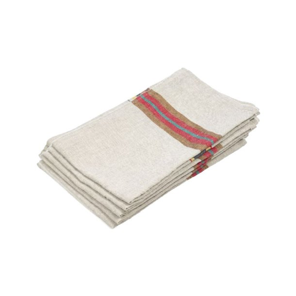 The Belgian Towel - Dock - multi strip