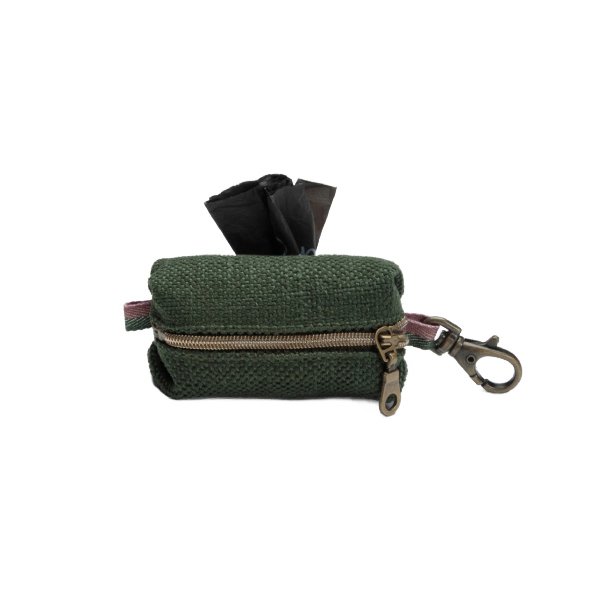 Dog Poop Bag Holder - Dark Green