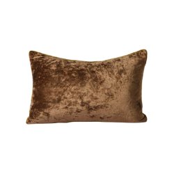 Stitched cushion blue brush