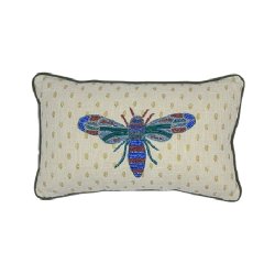 Hand embroidered insect