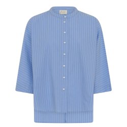 Frau Seoul Skjorte - Hydrangea stripe