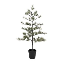 Juletr m. 80 LED lights - H125 cm