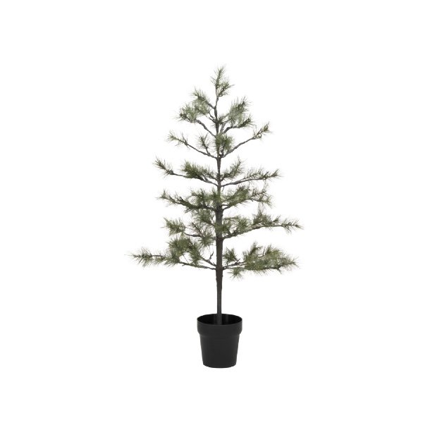 Juletr m. 80 LED lights - H125 cm