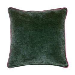 Floral embroidery - cherry green