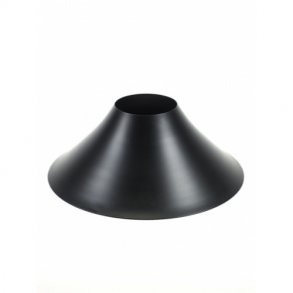 Hanging lamp conical hallow - black