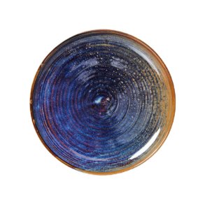 Side plate - rustic blue