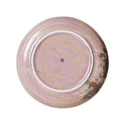 Side plate - rustic pink