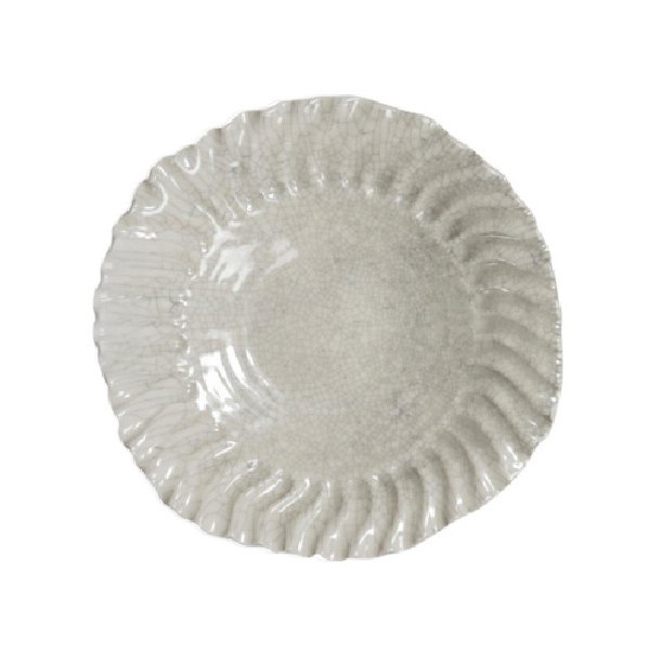 DASHI - dinner plate - quartz craquel - XL