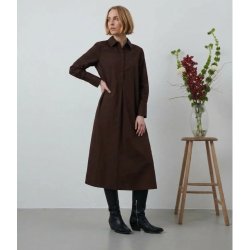 Kamilla Shirt Dress � Dark Brown