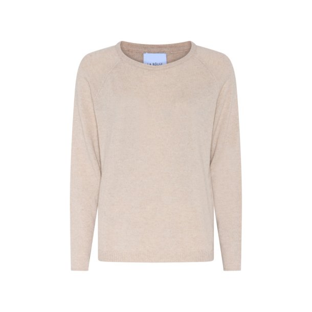 Cassandra Knit Round Neck - Sand Melange