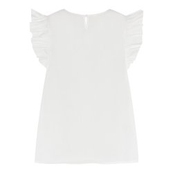Bea Sleeveless Top � White