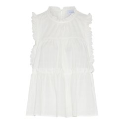 Julie Frill Top � White