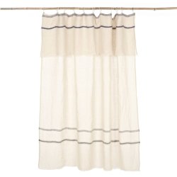 Andros Pi�ce de Lin Stripe � Off White &amp; Indigo 