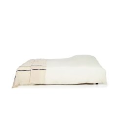 Andros Pi�ce de Lin Stripe � Off White &amp; Indigo 