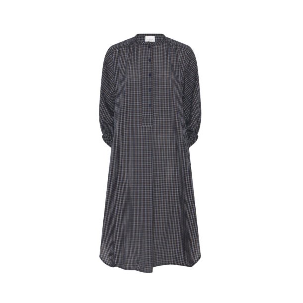 Louise Shirtdress � Navy Checks