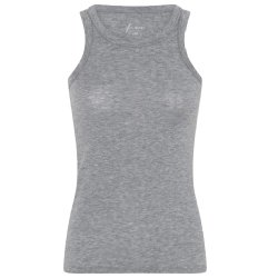 Lucca Top med Cashmere � Tank � Medium Grey Melange