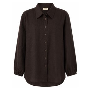 JanellaAG Oversize Shirt � Mocca Brown