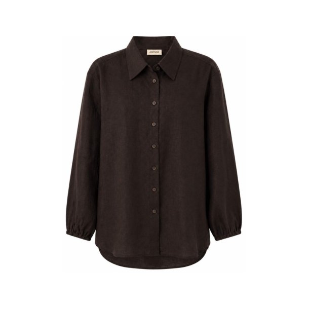 JanellaAG Oversize Shirt � Mocca Brown