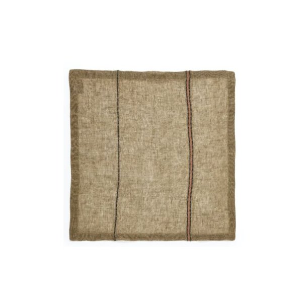 Marie napkin - bronze strip