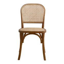 Wicky spisebordsstol med flet - natur