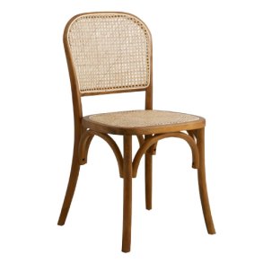 Wicky spisebordsstol med flet - natur