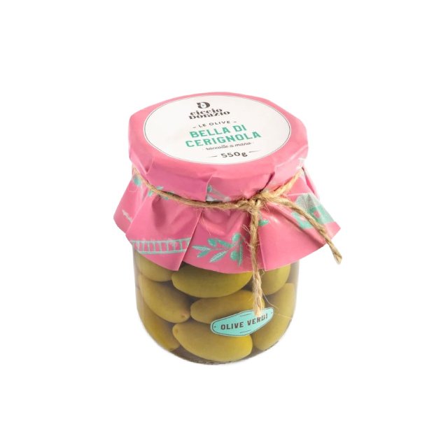 Gr�nne Oliven Bella di Cerignola � 550 g