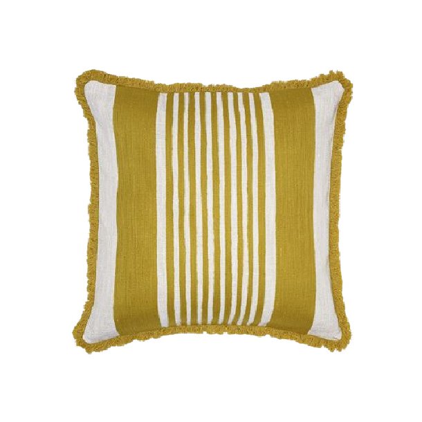 Stripes - ochre creme