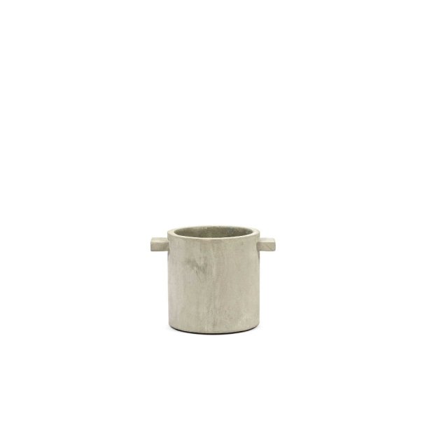 Pot concrete rond - natural - 15 cm