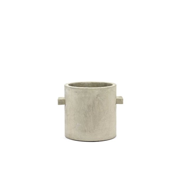 Pot concrete rond - natural - 20 cm