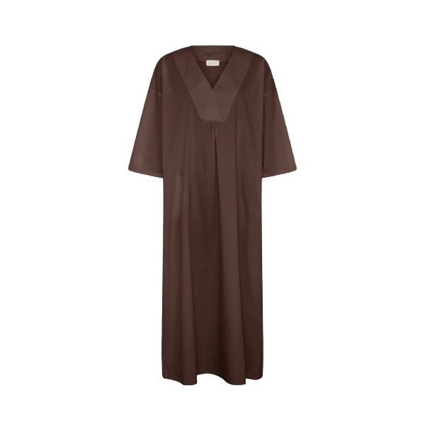 Frau Palma Kjole - Coffee Quartz Brown