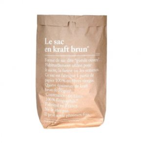 The paper bag - brun