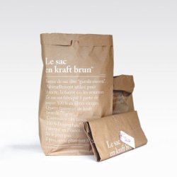 The paper bag - brun