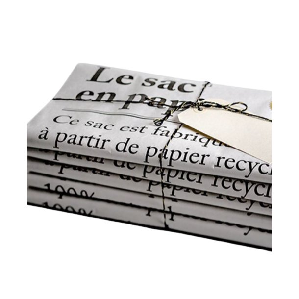 The paper bag hvid - small