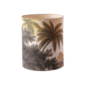 Printed jungle lamp shade