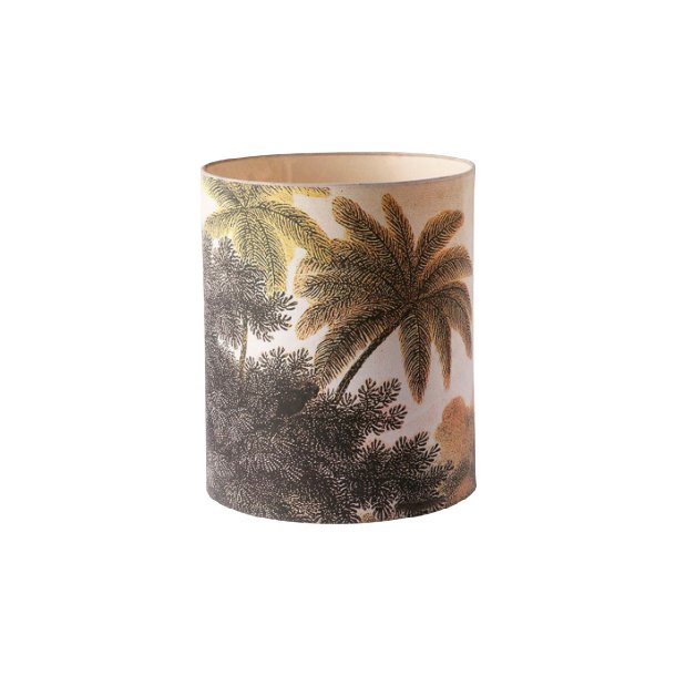 Printed jungle lamp shade