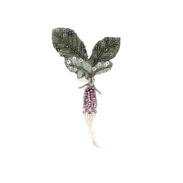 Radish Brooch Pin