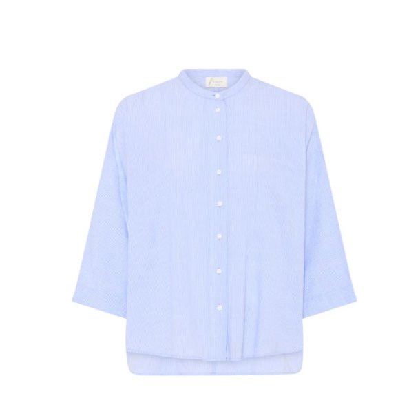 Frau Seoul Skjorte - Baby Lavender Stripe