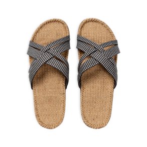 Shangies sandaler Women#1 sandaler - black stripes