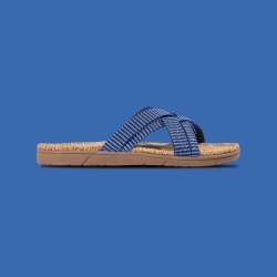 Shangies sandaler Women#1 sandaler - blue stripes
