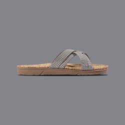 Shangies sandaler Women#1 sandaler - grey stripes