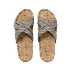 Shangies sandaler Women#1 sandaler - grey stripes