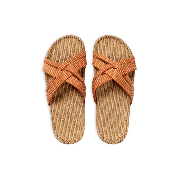 Shangies sandaler Women#1 sandaler - orange stripes