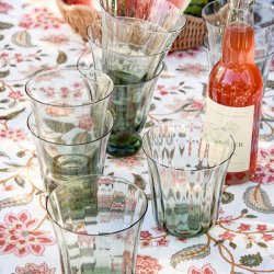Water glass trellis - sage